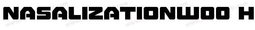 NasalizationW00 Heavy字体转换
